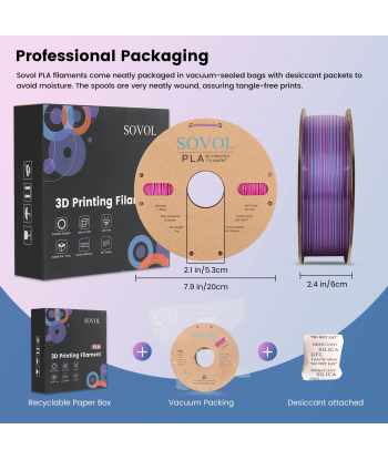 Sovol PLA Silk Bleu/Rose
