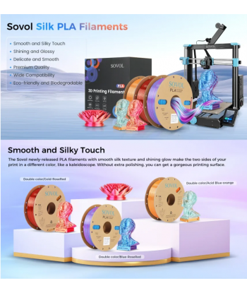 Sovol PLA Silk Bleu/Rose