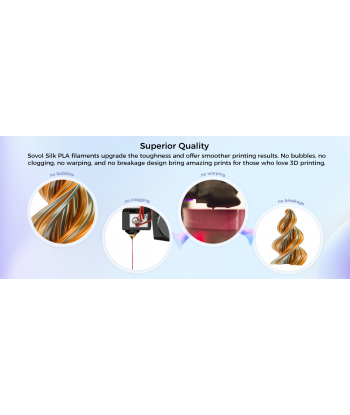 Sovol PLA Silk Bleu/Orange
