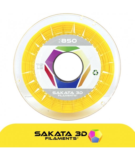 Filament PLA 3D850 Sakata 3D JAUNE - 1.75mm, 1 Kg