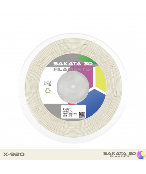 Filament TPU Flexible X-920 Sakata 3D BLANC - 1.75mm, 450g
