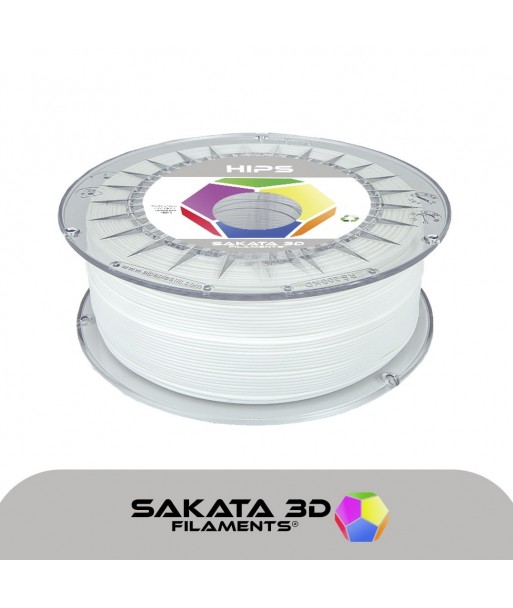 Filament HIPS Sakata 3D BLANC NATUREL - 1.75mm, 1 Kg