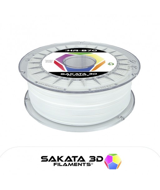 Filament PLA 3D870 Sakata 3D BLANC - 1.75mm, 1 Kg