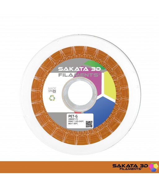 Filament PETG Sakata 3D AMBRE - 1.75mm, 1 Kg